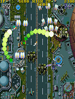 画像ギャラリー No.006のサムネイル画像 / 「アーケードアーカイブス 超時空要塞マクロス」,12月26日に配信決定。可変戦闘機バルキリーを操り,ゼントラーディ軍に挑む縦スクロールSTG