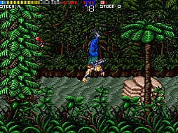 画像ギャラリー No.004のサムネイル画像 / 「アーケードアーカイブス 雷軋斗」,10月31日配信。画面の手前と奥に出現する敵を撃ち分けて倒していくアクションシューティング