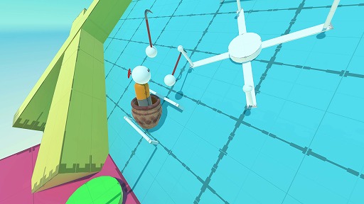 画像ギャラリー No.002のサムネイル画像 / 両手に持ったバールを引っ掛けて崖登りに挑戦。VRクライミングゲーム「クローバークライマー」,本日リリース