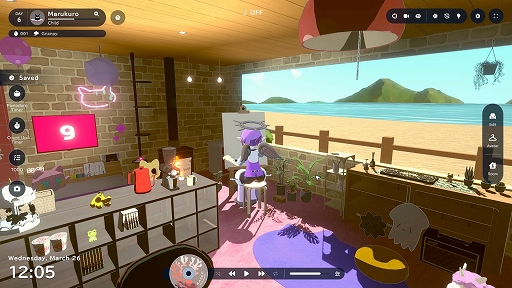 画像ギャラリー No.007のサムネイル画像 / 作業するアバターを眺めながら,一緒に集中して作業を進めよう。「gogh: Focus with Your Avatar」,PC版を4月30日にSteamで配信