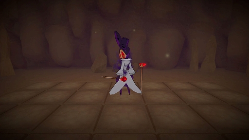 画像ギャラリー No.003のサムネイル画像 / 小さな魔女がダウジングで罠を見つけ出しながら地下最深部を目指す。アクションRPG「深層のチャロアイト」,Steamストアページを公開