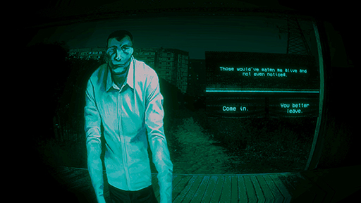 画像ギャラリー No.003のサムネイル画像 / 客人は人間か? 助けを求めてやってくる来訪者がモンスターか判断するホラーゲーム「No, I'm not a Human」,Steamストアページを公開中