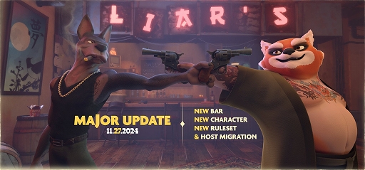 ���������꡼ No.001�Υ���ͥ������ / �֥�շ����沈�����Liar's Bar�ס�11��27�����緿���åץǡ��Ȥ�»ܡ����롼��ȥ������⡼�ɡɤ�Ϥ��ᤵ�ޤ��ޤʿ����Ǥ��о�