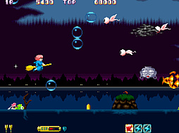 画像ギャラリー No.001のサムネイル画像 / 「アーケードアーカイブス コットン」11月28日配信。魔法使いの少女が,妖精界を恐怖で支配する魔物をショットやボム,魔法で退治するSTG