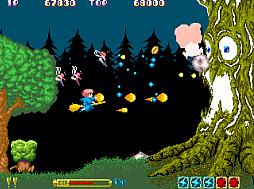 画像ギャラリー No.002のサムネイル画像 / 「アーケードアーカイブス コットン」11月28日配信。魔法使いの少女が,妖精界を恐怖で支配する魔物をショットやボム,魔法で退治するSTG