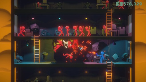 画像ギャラリー No.010のサムネイル画像 / ビジネステクニック(物理)を駆使して,会社のトップを目指す棒人間乱闘ゲーム「Stick It to the Stickman」,8月19日リリース