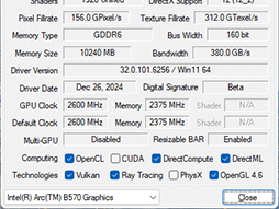 ���������꡼ No.018�Υ���ͥ������ / Intel Arc B570�ϥ���ȥ꡼����GPU�ο����������Ȥʤ뤫�� ��Intel Arc B570 Challenger 10GB OC�ץ�ӥ塼