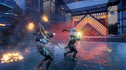 画像ギャラリー No.016のサムネイル画像 / ［プレイレポ］秒単位で時を管理する未来なTPS来たれり。「Time Takers」は，時間を奪い合ってレベルアップする新感覚シューター