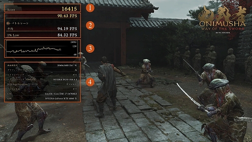 画像ギャラリー No.001のサムネイル画像 / 「鬼武者 Way of the Sword」,PCの動作環境をテストできるベンチマークソフトを公開