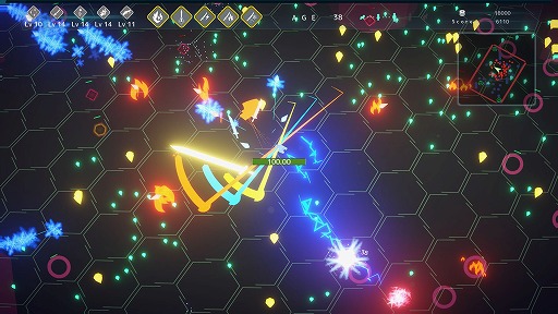 画像ギャラリー No.005のサムネイル画像 / 人体をウイルスや細菌から守るローグライクACT「ウイルスハンター」,Steamで正式リリース。全武器・ステージ開放し,合成武器システムを実装