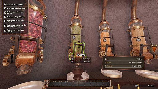 画像ギャラリー No.004のサムネイル画像 / あの映画を思い起こさせる,スチームパンクなチョコレート工場。「Chocolate Factory Simulator」,2025年1月7日リリース