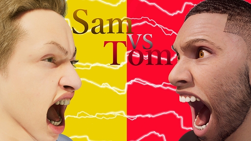 画像ギャラリー No.001のサムネイル画像 / かつての親友の目を覚まさせろ。三人称視点のアクションバトルゲーム「SamVSTom」,2025年1月10日に配信