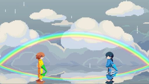 画像ギャラリー No.002のサムネイル画像 / 武器は,ただの傘……でもレーザーも撃てる。水と光が跳ね回る爽快アクションゲーム「水たまりのスペクトル」,Steamで配信開始