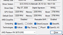 画像ギャラリー No.017のサムネイル画像 / AMDの新ミドルハイGPU「Radeon RX 9070 GRE」は,RX 9070とRX 9060 XTの間に入り,ゲームによってはGeForce RTX 5070を上回ることも