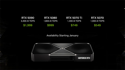 ���������꡼ No.003�Υ���ͥ������ / NVIDIA��������GPU��GeForce RTX 50�ץ��꡼����ȯɽ��������Ǿ�̥�ǥ����ǽ���GeForce RTX 5070�פǼ¸�