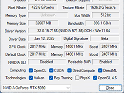 ���������꡼ No.006�Υ���ͥ������ / GeForce RTX 50���꡼���κǾ��GPU��GeForce RTX 5090�ץ�ӥ塼����������ǽ��ʸ��ʤ��˹⤤���������Ϥ����˹⤤