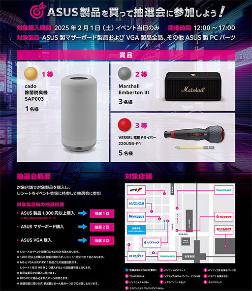 ���������꡼ No.023�Υ���ͥ������ / GeForce RTX 5090��ܥ����ɤʤɡ�ASUS���ǿ�PC�ѡ��Ĥ����ո��ǰ���Ÿ����2��1���ˤϰ��̸������٥�Ȥ򳫺�