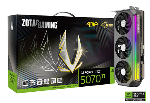 ���������꡼ No.002�Υ���ͥ������ / ��GeForce RTX 5070 Ti����ܥ�����3���ʤ���ZOTAC����ȯ��ˡ�3.5�����åȤ��緿�����ɤ�·����
