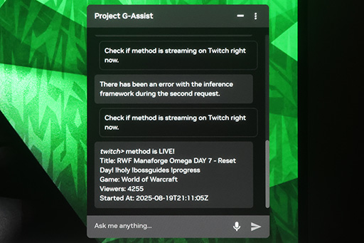 ���������꡼ No.010�Υ���ͥ������ / �����ޡ�����AI����������ȡ�G-Assist�פ�AI����饯�����ѡ�ACE�פʤɡ�NVIDIA�Υ��������AI���Ѥκǿ�ư���������gamescom��