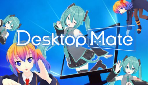 画像ギャラリー No.001のサムネイル画像 / 初音ミクなどのキャラがデスクトップ上を自由に動き回る「Desktop Mate」,Steamで配信開始。今後も新キャラを追加予定