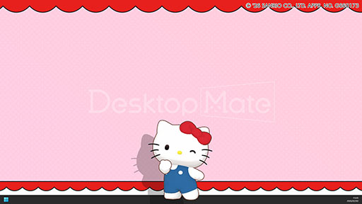 画像ギャラリー No.003のサムネイル画像 / 「Desktop Mate」,サンリオキャラクターズのDLCを3月5日にリリース。ハローキティ,シナモロール,クロミら6種をラインナップ