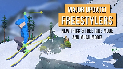 画像ギャラリー No.004のサムネイル画像 / 「Lonely Mountains: Snow Riders」,スピードよりもスタイルを競う“トリックモード”と,自由に走行できる“フリーライドモード”を実装