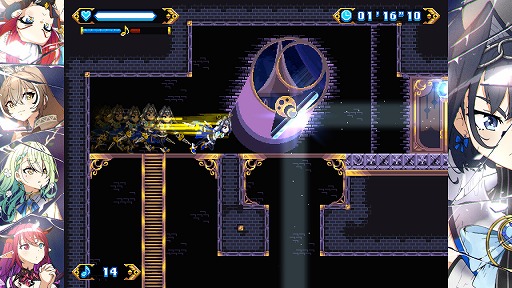 画像ギャラリー No.006のサムネイル画像 / ホロライブENのオーロ・クロニーさんが主軸の2Dアクション「Chrono Gear: Warden of Time」,Steamストアページを公開