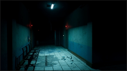 画像ギャラリー No.002のサムネイル画像 / 一人称視点の謎解きサバイバルホラー「99% -残された被検体-」,本日配信。記憶を失った主人公が廃墟と化した研究施設からの脱出を目指す