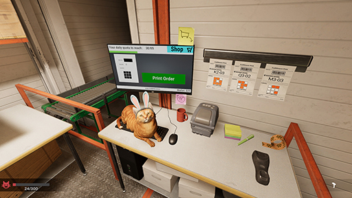 何か”が潜む巨大な無人倉庫で，注文処理と出荷を行うホラー