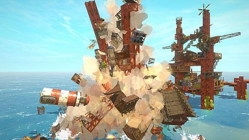 画像ギャラリー No.001のサムネイル画像 / 物理演算ベースの海上都市建設シム「All Will Fall」(邦題:崩壊都市),4月3日のリリースが決定