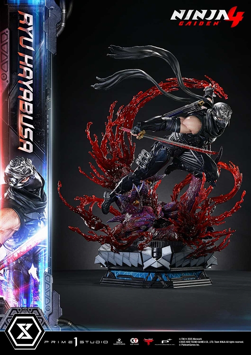 画像ギャラリー No.003のサムネイル画像 / 「NINJA GAIDEN 4」リュウ・ハヤブサの1/4スケールスタチューが登場。DX ボーナス版には「蛇骨門」を装備した両手パーツも付属