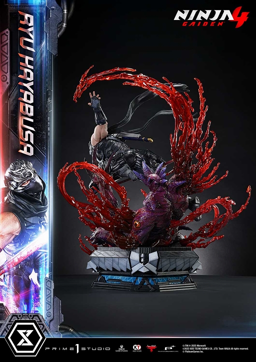 画像ギャラリー No.010のサムネイル画像 / 「NINJA GAIDEN 4」リュウ・ハヤブサの1/4スケールスタチューが登場。DX ボーナス版には「蛇骨門」を装備した両手パーツも付属