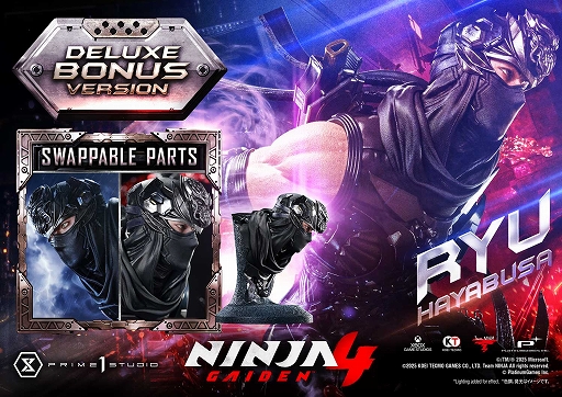 画像ギャラリー No.014のサムネイル画像 / 「NINJA GAIDEN 4」リュウ・ハヤブサの1/4スケールスタチューが登場。DX ボーナス版には「蛇骨門」を装備した両手パーツも付属