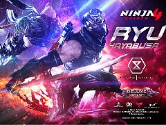 「NINJA GAIDEN 4」リュウ・ハヤブサの1/4スケールスタチューが登場。DX ボーナス版には「蛇骨門」を装備した両手パーツも付属
