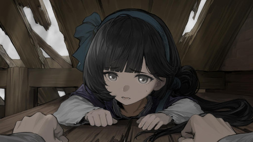 画像ギャラリー No.005のサムネイル画像 / ビジュアルノベル「泣き叫ぶ雁」，体験版をSteamでリリース。「飢えた子羊」の世界観を引き継ぎ，妖魔がはびこる地獄のような10日間を描く