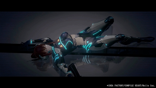 画像ギャラリー No.003のサムネイル画像 / 赤い髪の女性は何者なのか,なぜ機械兵器に攻撃されたのか。コンパイルハート新作タイトルのティザーサイトが公開に