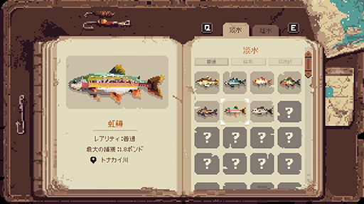 画像ギャラリー No.005のサムネイル画像 / 美しいドット絵の世界で釣り糸を垂らすリラックス系放置釣りゲーム「Cast n Chill」,Steamストアページを公開中