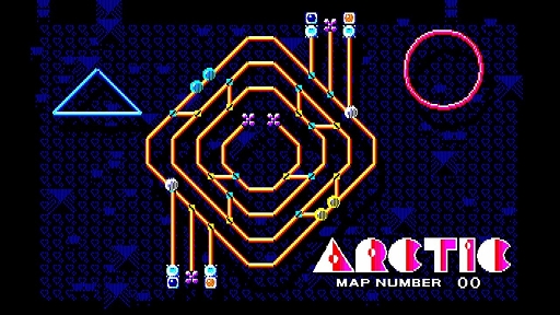 画像ギャラリー No.004のサムネイル画像 / レールの上を移動するボールをポイントを切り替えながら所定の位置まで導く。アクションパズル「アークティック」がEGGコンソールで登場