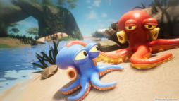 画像ギャラリー No.008のサムネイル画像 / タコが主人公のアクションADV「Darwin's Paradox!」，本日リリース。タコならではの能力を生かし，ステージごとのギミックを突破しよう