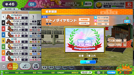 画像ギャラリー No.009のサムネイル画像 / 競馬メダルゲーム「StarHorse」シリーズのファミリー向けタイトル「StarHorseParty」，本日より全国のゲームセンターで順次稼働を開始