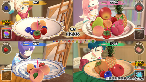 画像ギャラリー No.004のサムネイル画像 / 「フルーツマウンテン パーティ」,PC&Mac向けにリリース決定。1人はもちろん,最大4名での対戦プレイも楽しめる