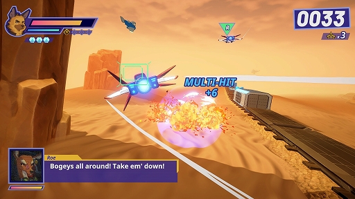 画像ギャラリー No.004のサムネイル画像 / 「Wild Blue Skies」，デモ版をSteamで配信開始。1990年代のクラシックなレールシューティングを現代的にアレンジした3DシューティングADV