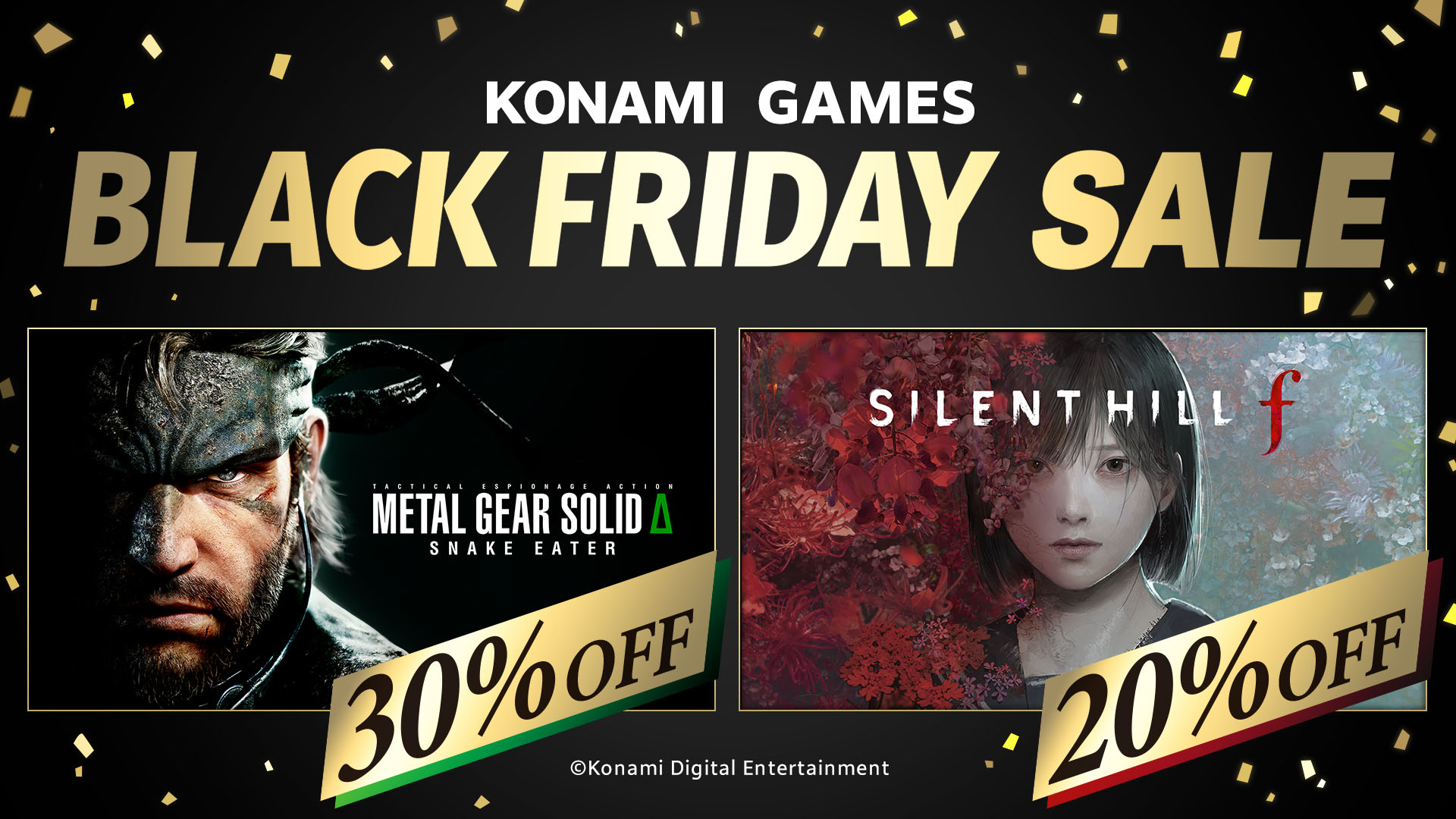 ꡼ No.001 | SILENT HILL fפ20󥪥դǽ饻롣METAL GEAR SOLID SNAKE EATERפ30󥪥աKONAMI BLACK FRIDAY SALE򳫺