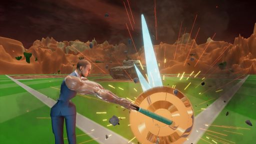 画像ギャラリー No.002のサムネイル画像 / 異様な姿のキャラが変化球に挑む。フィジカル系ホームランダービーゲーム「腕を振る、球を打つ」,Steamストアページを公開