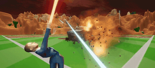 画像ギャラリー No.007のサムネイル画像 / 異様な姿のキャラが変化球に挑む。フィジカル系ホームランダービーゲーム「腕を振る、球を打つ」,Steamストアページを公開