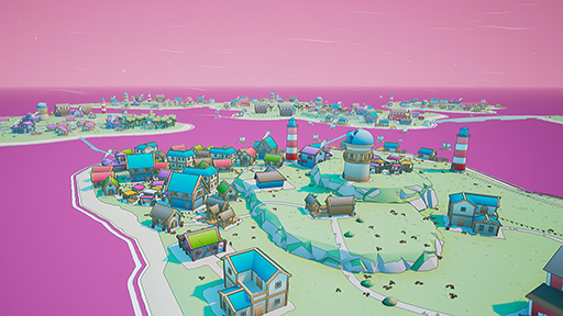 画像ギャラリー No.002のサムネイル画像 / 太陽の降り注ぐ南国の島々を舞台にした,タウンビルディングローグライト「Tranquil Isle」,4月18日に発売