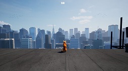 画像ギャラリー No.002のサムネイル画像 / 迷子の子猫を建築中の高層ビルから生還させる3Dアスレチックゲーム「Only Way is Down」Steamでリリース。子猫の姿はカスタマイズ可能