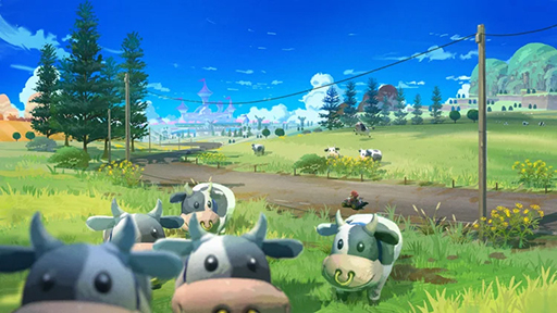 画像ギャラリー No.004のサムネイル画像 / 「マリオカート ワールド」ウシ抜擢のきっかけとなったスケッチがゆるくてかわいい。「開発者に訊きました」で公開に