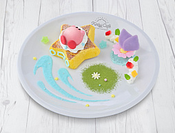 画像ギャラリー No.005のサムネイル画像 / 「カービィのエアライダー」をモチーフにした新メニューがカービィカフェに登場。フラリアをイメージしたフレンチトースト