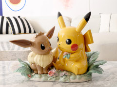 ピカチュウ＆イーブイの100万円のオブジェが登場。288体限定制作となる精緻な作品